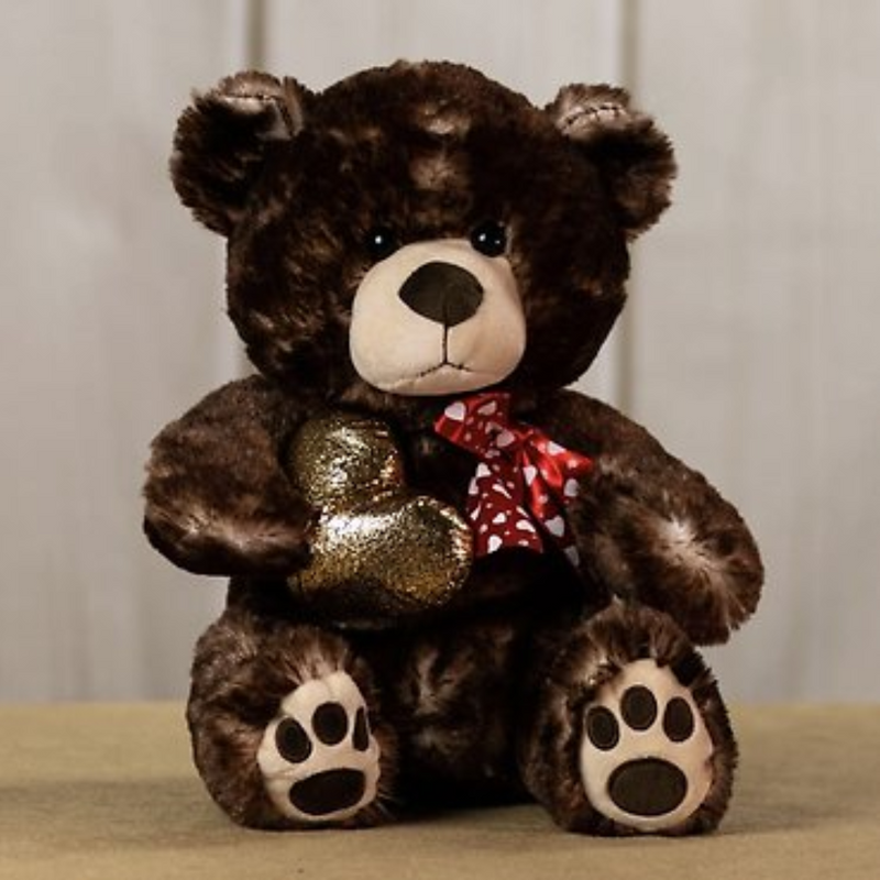 Gold-Hearted V-Day Bears