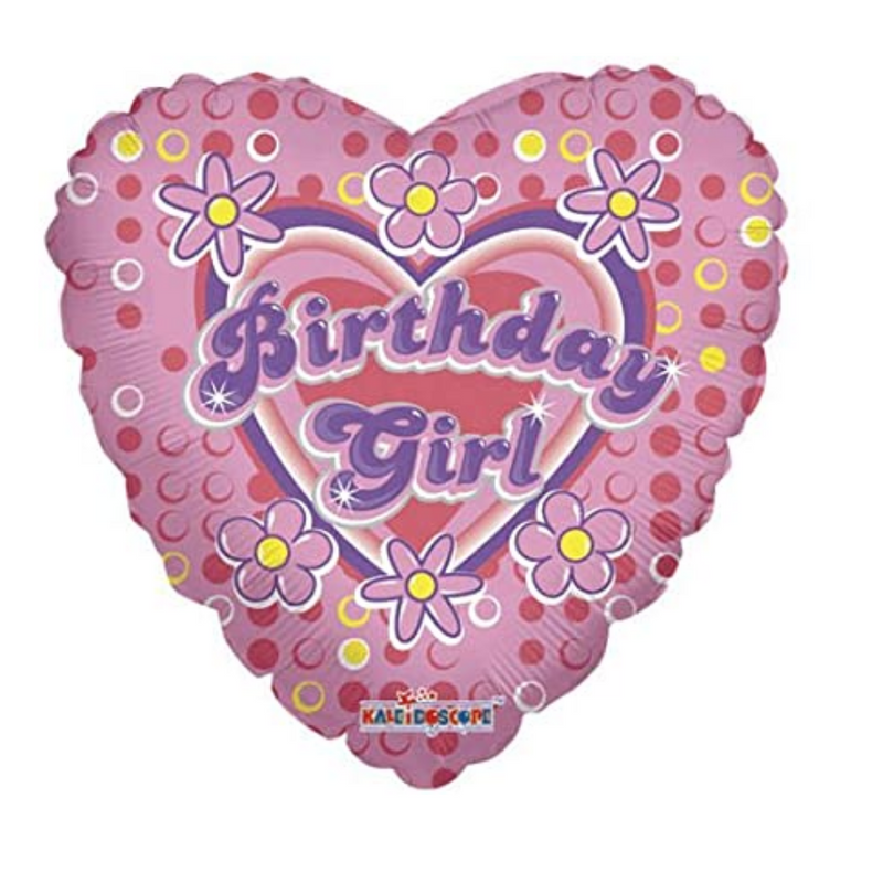 # 25 Birthday Girl Heart Balloon