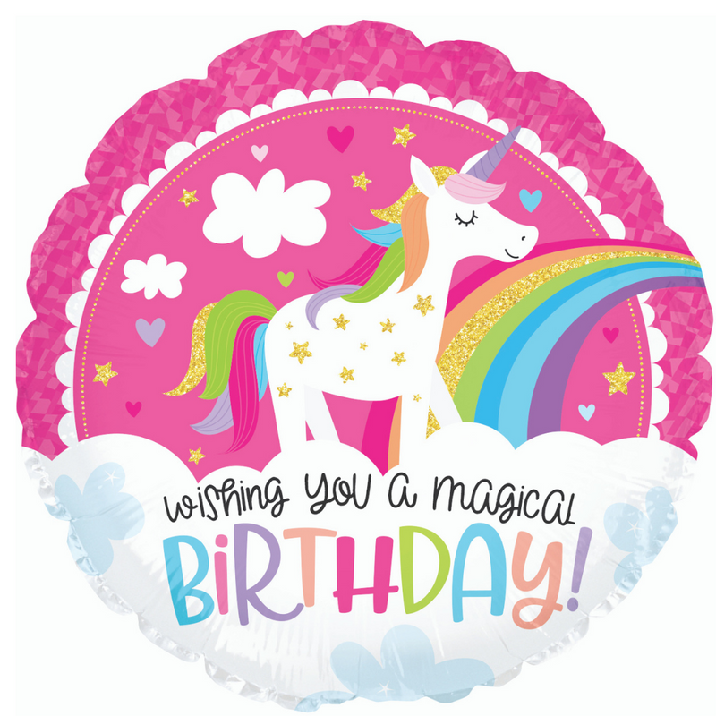 # 28 Magical Birthday Unicorn Balloons