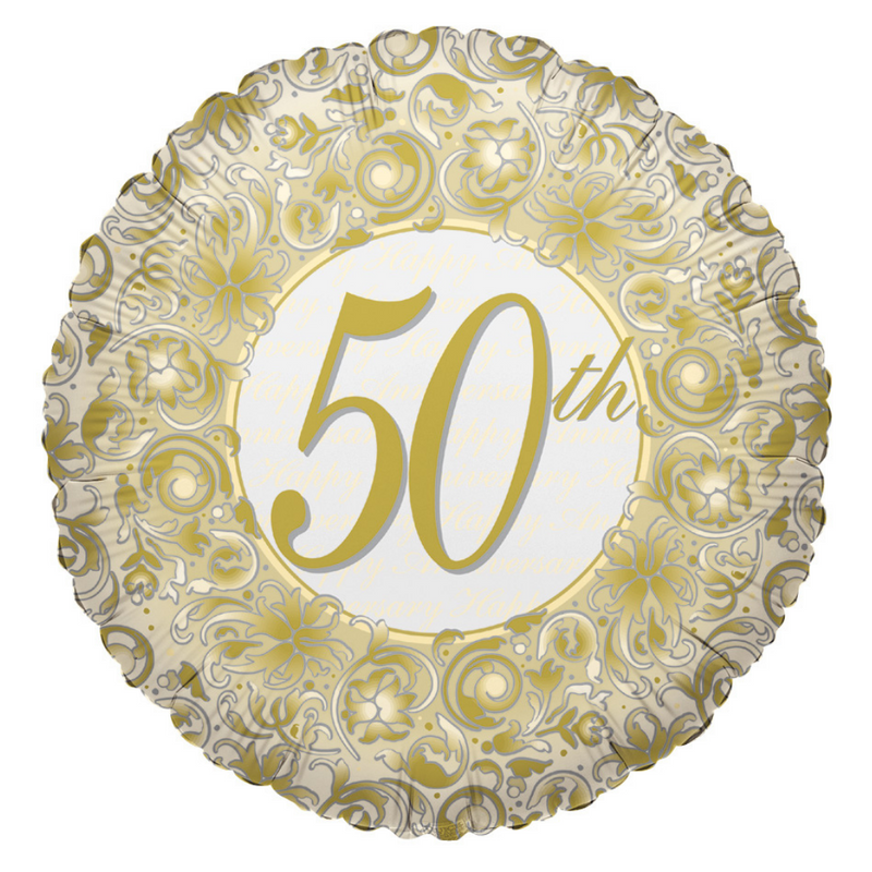 # 64 Happy 50th Anniversary Gold