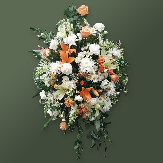 Flower Delivery Florist Funeral Sympathy Naples Balance And Beauty Standing Spray