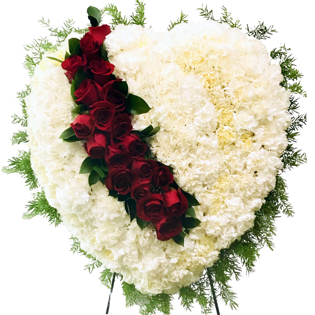Flower Delivery Florist Funeral Sympathy Naples Bleeding Heart Tribute