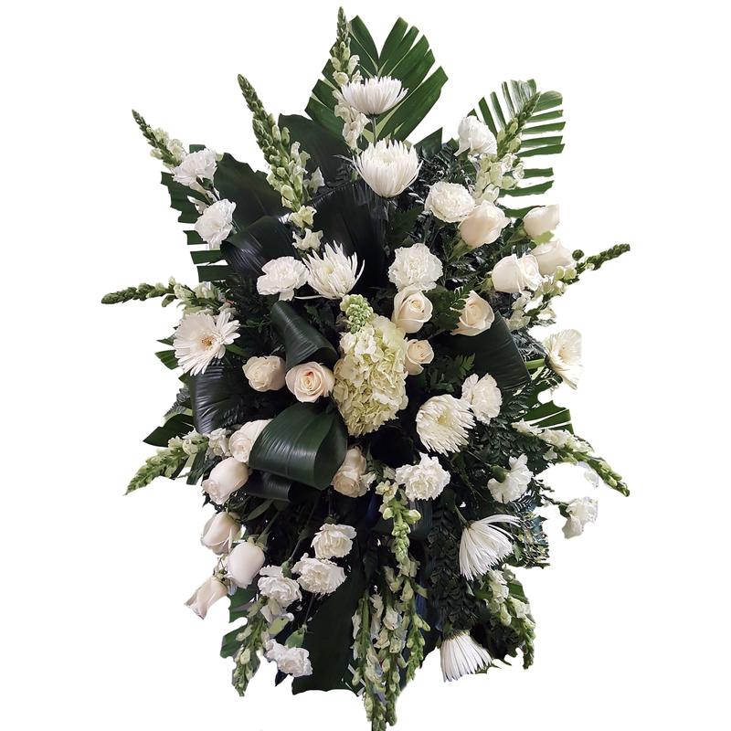 Flower Delivery Florist Funeral Sympathy Naples Serenity Standing Spray