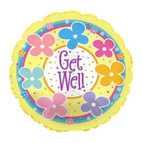 Flower Delivery Florist Same Day Naples 36 Get Well Pastel Flowers Balloon.Jpg