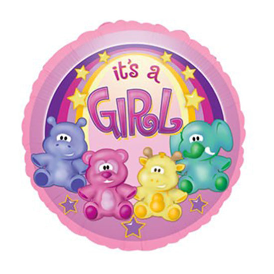 # 79 It's A Girl Animals Balloon