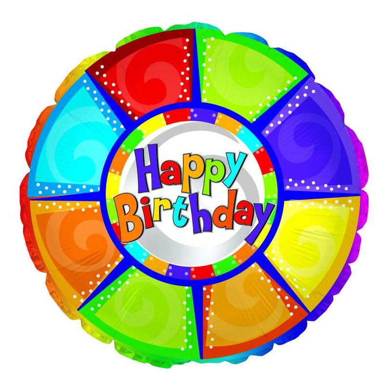 Flower Delivery Florist Same Day Naples 4 Happy Birthday Colorful Pieces Balloon.Jpg