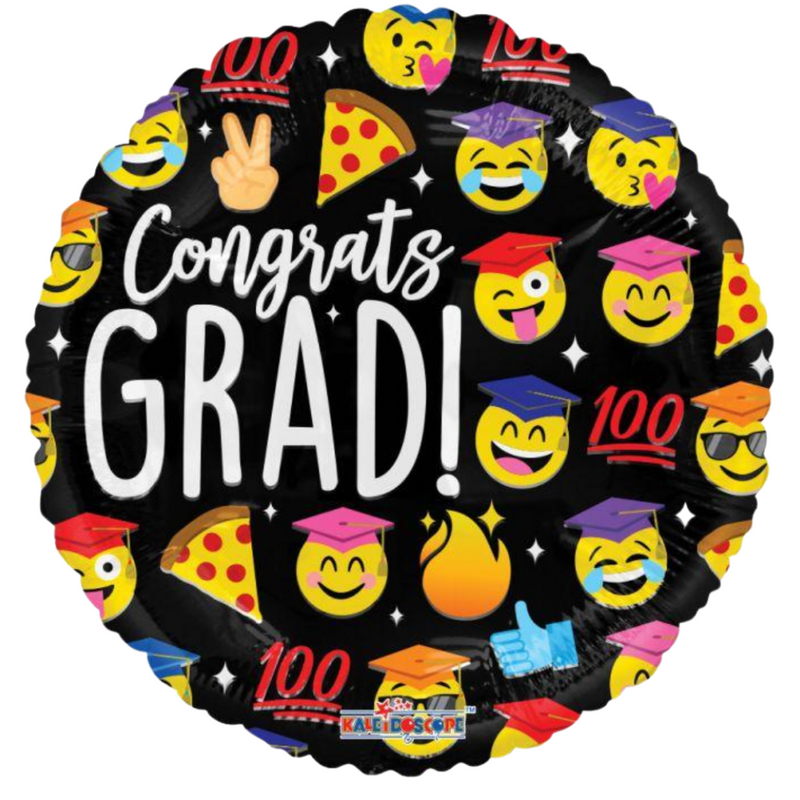# 114 Congrats Grad! Emoji Balloon